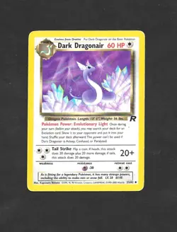 Dark Dragonair 33/82 - Team Rocket Set Uncommon Pokemon Card TCG MP - Image 1