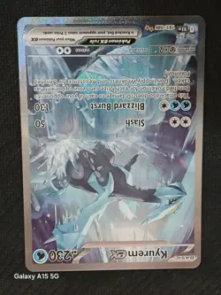 Kyurem EX 165/086 Black Bolt English Pokemon Card SIR NM - Image 4