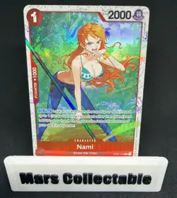 Nami OP01-016 Rare One Piece Ultra Deck: The Three Captains One Piece Card Game - Image 1