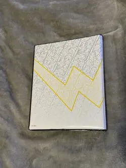 Pokemon Jumbo Card Binder Book 25th Anniversary Pikachu Stamp Opened Still NEW - Image 3