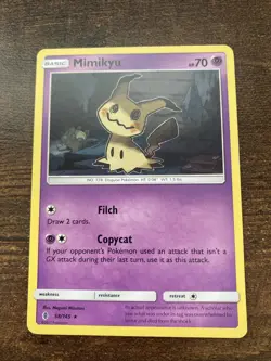 Pokemon Mimikyu 58/145 Guardians Rising Rare LP Lightly Played TCG Card - Image 1