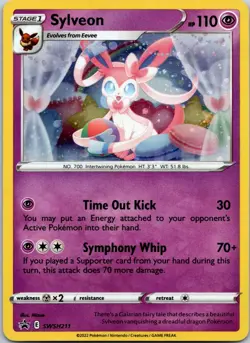 Black Star Promo Sylveon SWSH211 Promo SWSH: Sword & Shield Promo Cards - Image 1