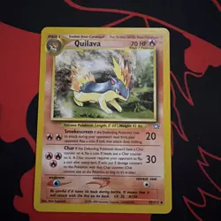 Pokemon TCG Quilava 47/111 Uncommon Card Neo Genesis Nm - Image 1