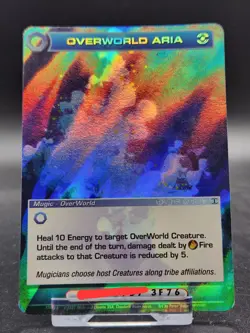 Chaotic Card : Overworld Aria Ripple Foil Dawn Of Perim Super Rare Mugic - Image 1