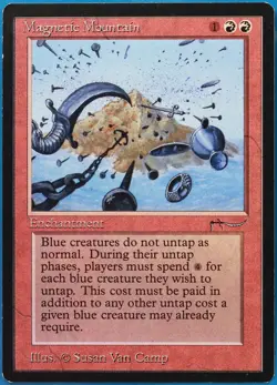 Magnetic Mountain Arabian Nights NM Red Uncommon MTG CARD (ID# 510036) ABUGames - Image 1