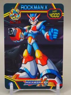 ROCKMAN X3 ROCKMAN X Card No.118 Bandai Japanese CAPCOM Trading cards B617 - Image 1