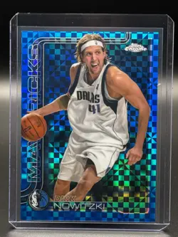 2025-26 Topps Chrome - Dirk Nowitzki #246 Blue X-Fractor - Image 1