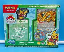 Pokemon TCG 2025 World Championship Joltdengo Deck Liao Fu Guan New Sealed - Image 1