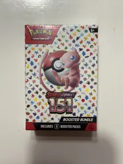Pokemon TCG: Scarlet and Violet 151 Booster Bundle Factory Sealed 6 Packs - Image 1