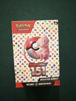 Pokemon Scarlet Violet 151 Booster Bundle 6-Pack, Factory-Sealed - Image 1