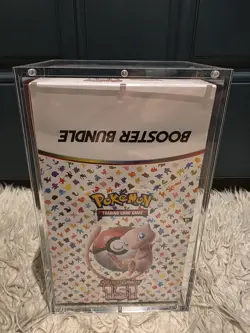 Pokemon 151 Booster Bundle Display Box New & Factory Sealed with Acrylic Case - Image 1