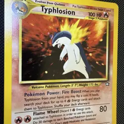 Pokemon Typhlosion 18/111 Neo Genesis Holo NM Condition - Image 3
