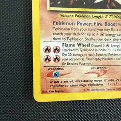 Pokemon Typhlosion 18/111 Neo Genesis Holo NM Condition - Image 5
