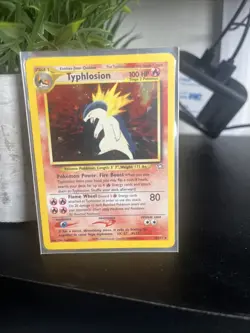 Typhlosion - 18/111 - Pokemon Neo Genesis Unlimited Holo Rare Card WOTC HP - Image 1