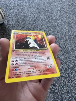 Typhlosion 1st Edition Holo Pokemon Card Neo Genesis WOTC N Mint 18/111 - Image 3