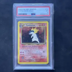 TYPHLOSION 18/111 | Neo Genesis WOTC Holo Graded Pokemon Card psa 5 - Image 1