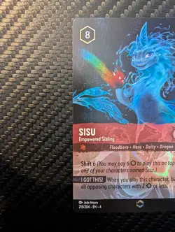 Disney Lorcana - Ursula's Return - Sisu Empowered Sibling - Enchanted 215/204 - Image 5