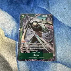 ONE PIECE Kuro (Alt Art) OP15-025 R Adventure on KAMI's Island English NM Fresh - Image 1