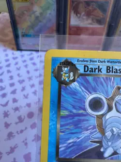 Dark Blastoise 20/82 Rare Non-Holo 1st Edition Team Rocket Vintage Pokemon TCG - Image 2