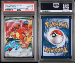2026 POKEMON MEP FIRST PARTNER ILLUSTRATION COLLECTION #038 CHARMANDER PSA 10 - Image 1