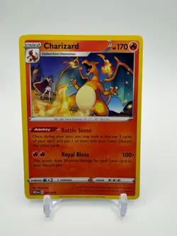 Charizard 025/185 Rare SWSH04: Vivid Voltage Pokemon Near Mint - Image 1