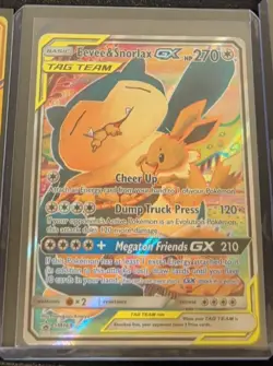 Pokemon TCG 3-Card Lot: Eevee & Snorlax , Reshiram & Charizard, Arceus v - Image 1