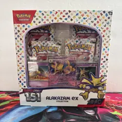 Pokemon TCG: Scarlet & Violet 151 Alakazam ex Collection Booster Box New Sealed - Image 1