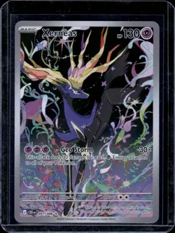 Xerneas 091/086 Holo Illustration Rare Chaos Rising Pokemon Near Mint - Image 1