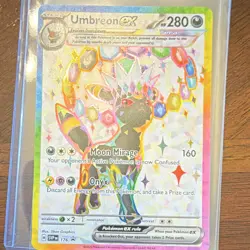 Pokemon TCG Umbreon ex EX SV: Scarlet & Violet Promo SVP176 Holo 280 HP - Image 2