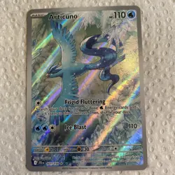 Pokemon TCG Articuno Journey Together 161/159 Illustration Rare Card - Image 1