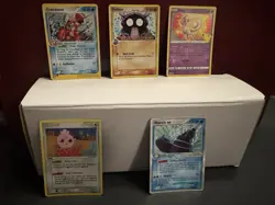 Pokemon TCG 5-Card Lot Walrein ex, Mew, Crawdaunt, Igglybuff , Shellder EN - Image 1