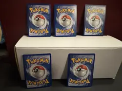 Pokemon TCG 5-Card Lot Walrein ex, Mew, Crawdaunt, Igglybuff , Shellder EN - Image 2