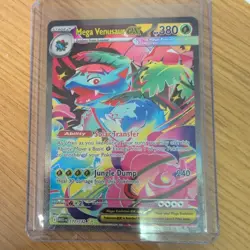 Pokemon Mega Venasaur EX SIR 177/132 Mega Evolutions Near Mint Prerelease - Image 1
