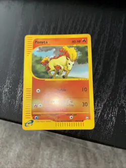 Pokemon TCG Ponyta Reverse Holo Card 102/147 2002 Aquapolis - Image 2