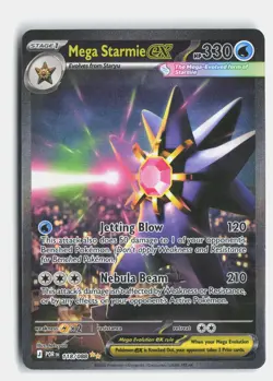 Mega Starmie ex 118/088 Holo Perfect Order Pokemon Holo NM - Image 1