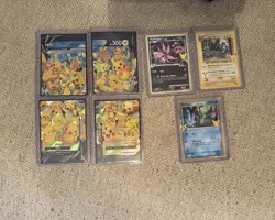 Pokemon Celebrations promo Lot pikachu V-Union, Light Toxtricity, mimikyu - Image 1