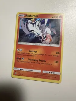 Pokemon TCG - Reshiram 14/73 - Holo Rare - Shining Legends - LP/MINT - Image 1