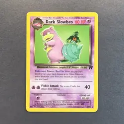 Pokemon TCG Dark Slowbro 29/82 Team Rocket Rare Regular Unlimited EN 1999 HP 60 - Image 1