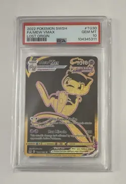 2022 Pokemon SWSH: Lost Origin - Mew VMAX FA Trainer Gallery #TG30 PSA 10 - Image 1