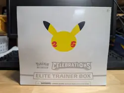 Pokemon TCG: 25th Anniversary Celebrations Elite Trainer Box (2021) Sealed (B) 820650809439 - Image 1