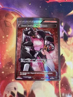 Pokemon TCG XY Fates Collide - Team Rocket’s Handiwork (Full Art) 124 (NM) OC - Image 1