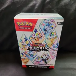 Pokemon TCG Scarlet Violet Prismatic Evolutions Booster Bundle Box 6 Packs cards - Image 1