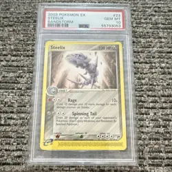Pokemon Steelix EX Sandstorm Rare Regular PSA 10 GEM MT 23/100 100 HP Card - Image 1