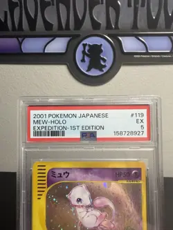 2001 POKEMON JAPANESE EXPEDITION 1ST EDITION #119 MEW-HOLO PSA 5 - Image 4