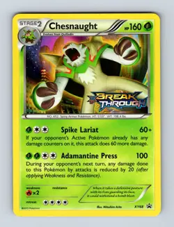 Chesnaught XY68 Pre-Release XY Break Through Promo Pokemon 2232 - Image 1