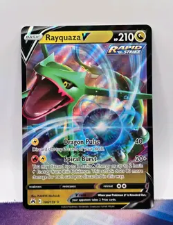 Rayquaza V 100/159 Crown Zenith Holo, Pokemon TCG - Image 1