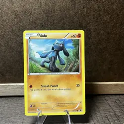 Pokemon TCG Riolu XY Fates Collide 46/124 Regular Common Card - Image 3