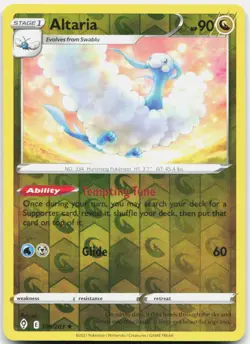Altaria 106/203 Rare Evolving Skies Pokemon Reverse Holo Near Mint - Image 1