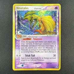 Pokemon TCG Ninetales 8/101 Dragon Frontiers Delta Species Reverse Holo Card - Image 1