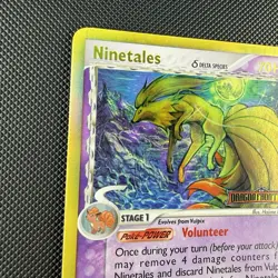 Pokemon TCG Ninetales 8/101 Dragon Frontiers Delta Species Reverse Holo Card - Image 3